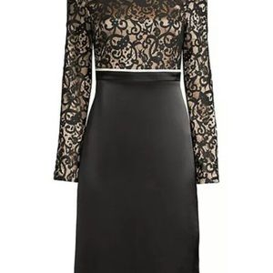 Tory Burch Lace color Block Dress New